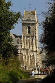 France, Manche (50), Cap de la Hague, église de Biville