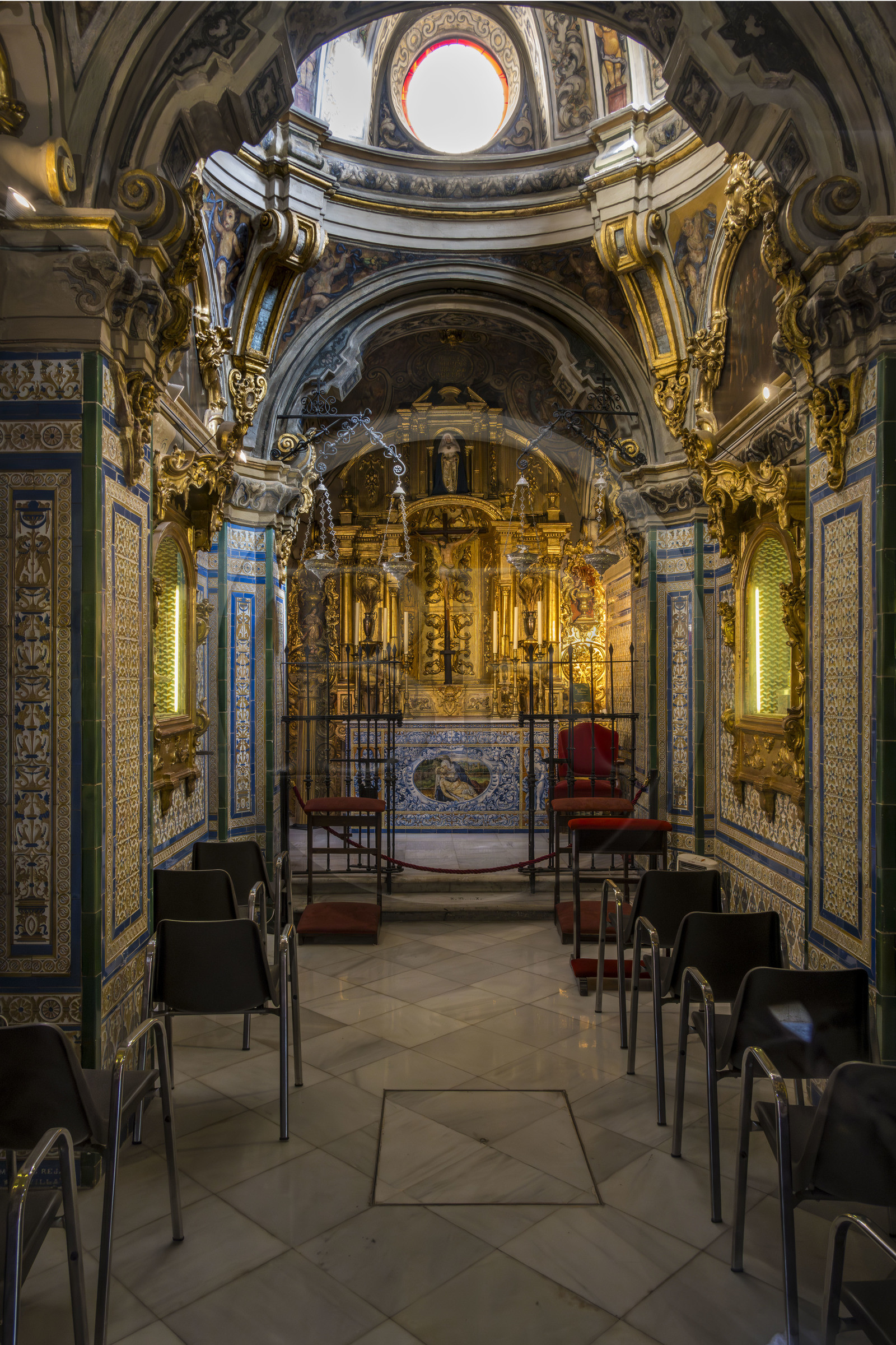 Espagne, Andalousie, Séville, quartier d'Alfalfa, Chapelle des Abandonnés (Capilla de los Desamparados) dans la calle Cordoba