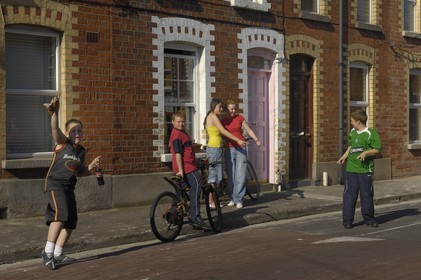 Irlande, Dublin, quartier populaire des anciens docks