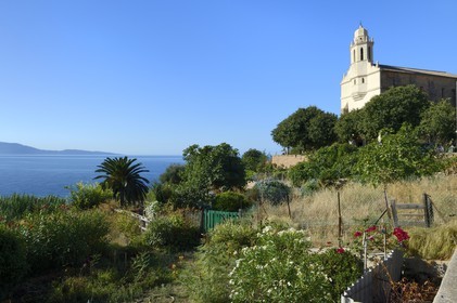 France, Corse du Sud, Cargese, Greek catholic church of Saint Spyridon (Eastern rite or Uniate) built between 1852 and 1870