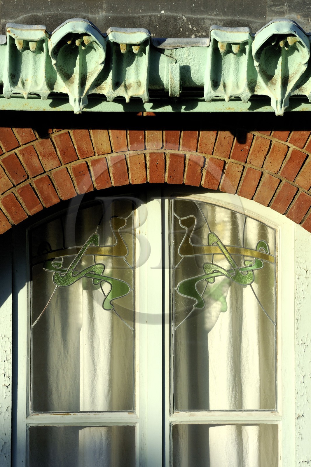 France, Paris (75), le Castel-Beranger, immeuble du 14 rue La Fontaine de style Art Nouveau  par Hector Guimard