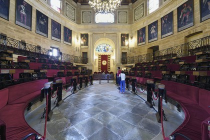 Espagne, Pays basque espagnol, Biscaye, Gernika-Lumo, la Maison des assemblées (Casa de Juntas), le parlement