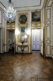 France, Yvelines (78), château de Versailles, classé Patrimoine Mondial de l'UNESCO, les appartement du Roi, le cabinet des dépêches
