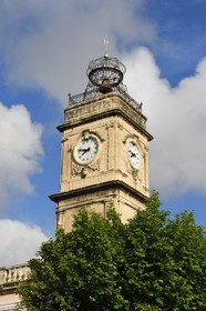 France, Var, Toulon, the naval base (Arsenal), 18th century clock tower
