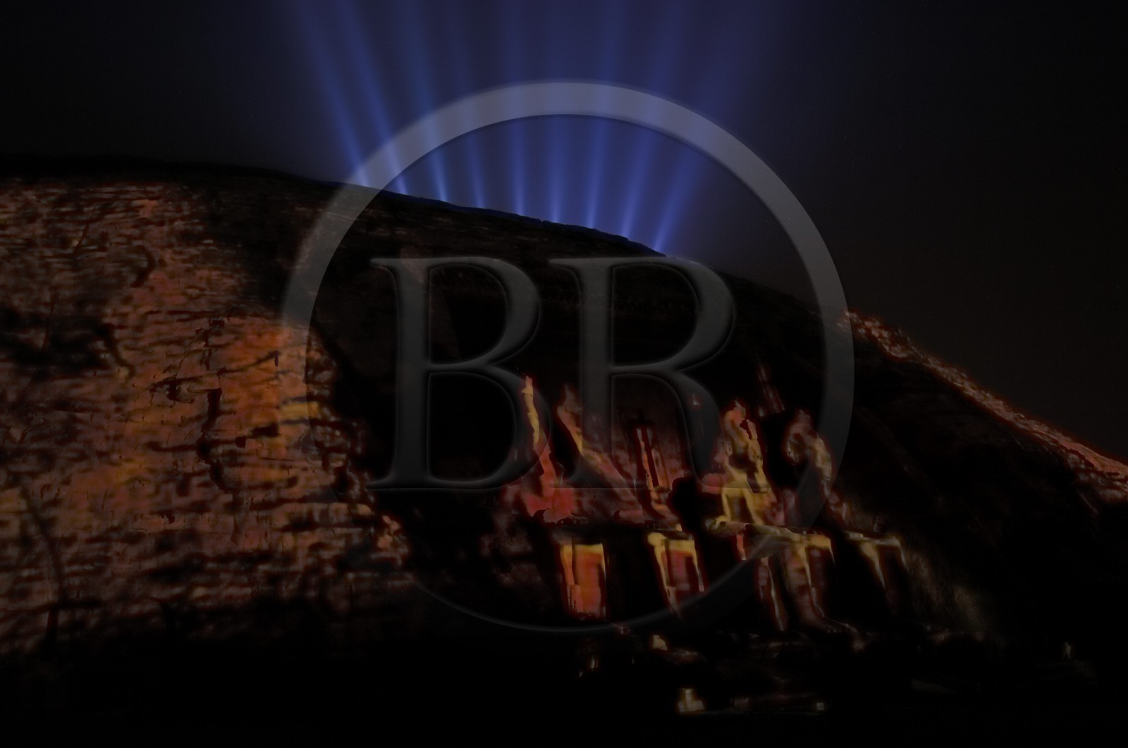 Egypte, Haute Egypte, Nubie, Abou Simbel, site classé Patrimoine Mondial de l'UNESCO, temple de Ramsès II