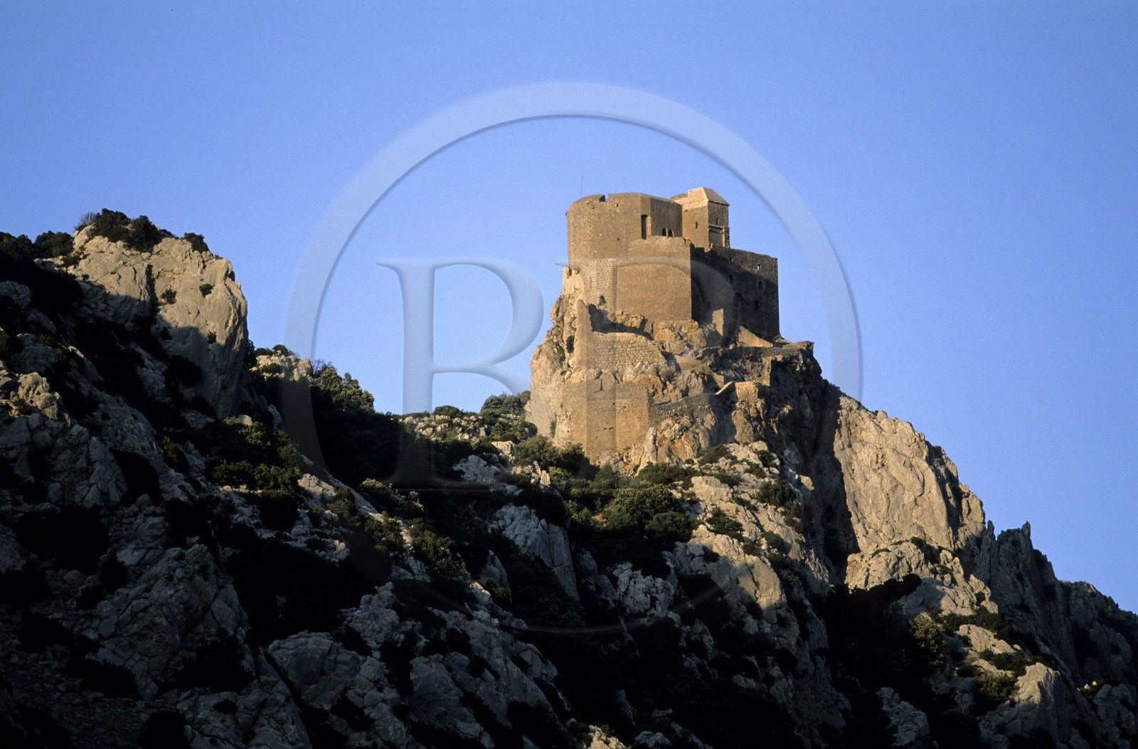 France, Aude, Cathar castle of Queribus