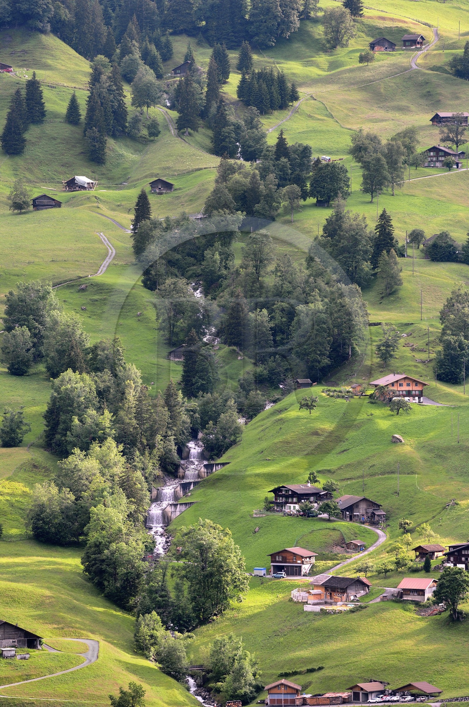 Suisse, Canton de Berne, Oberland Bernois, village de Grindelwald