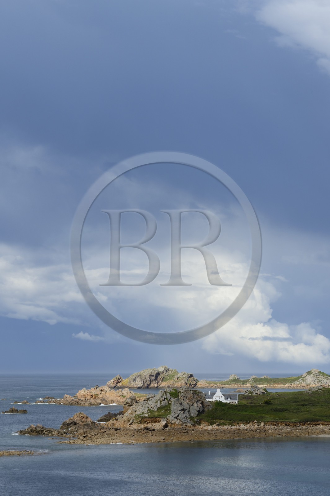 France, Finistere, Morlaix bay, Pointe de Diben