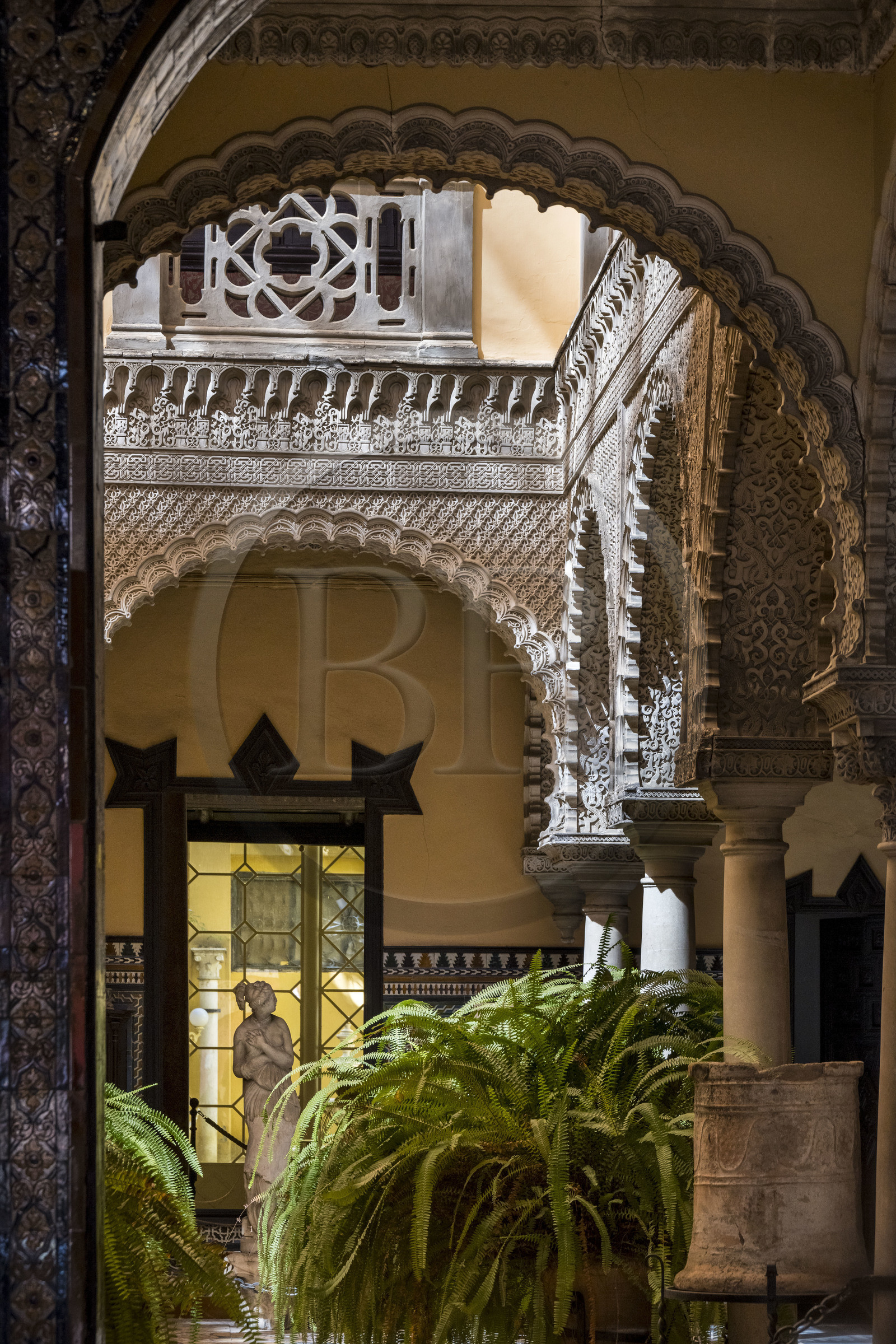 Espagne, Andalousie, Séville, palais de la comtesse de Lebrija (El Palacio de la Condesa de Lebrija)
