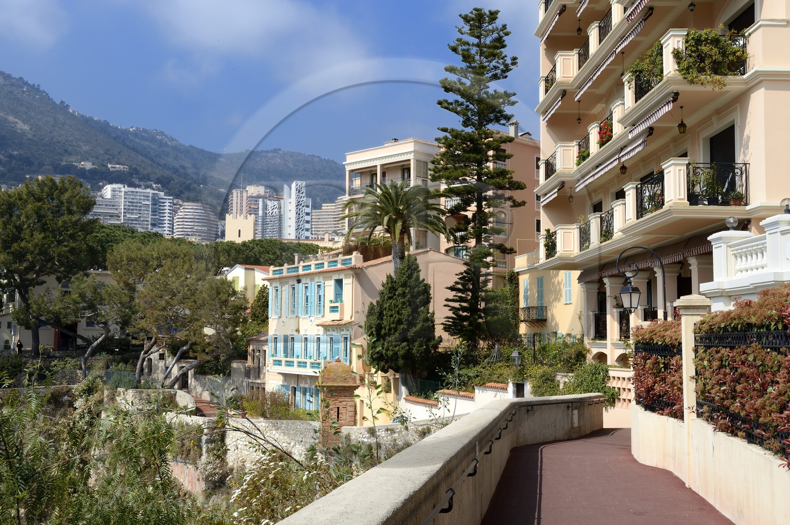 Principality of Monaco, Monaco, the Sainte Barbe street on the Rock