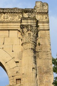 France, Isere, Vienne, portico of the Cybele archaeological garden