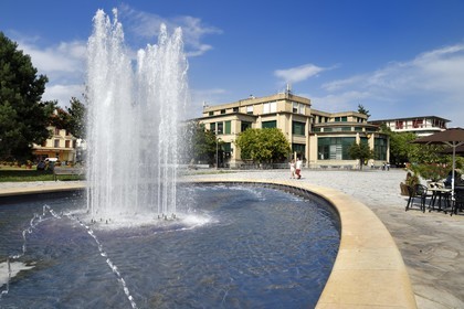 France, Allier (03), Vichy, l’Hotel des Postes de style art Déco construite par l'architecte Léon Azéma en 1935