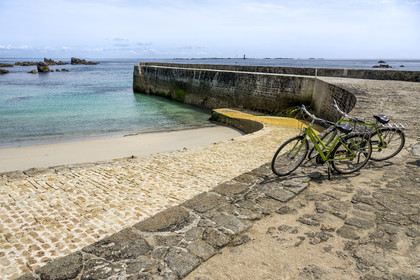 France, Finistère (29), Mer d'Iroise, Ile d'Ouessant, Port d'Arlan
