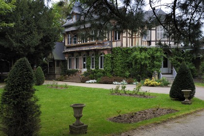France, Seine-Maritime (76), Pays de Caux, Côte d'Albâtre, Etretat, le Clos Lupin, musée d' Arsène Lupin