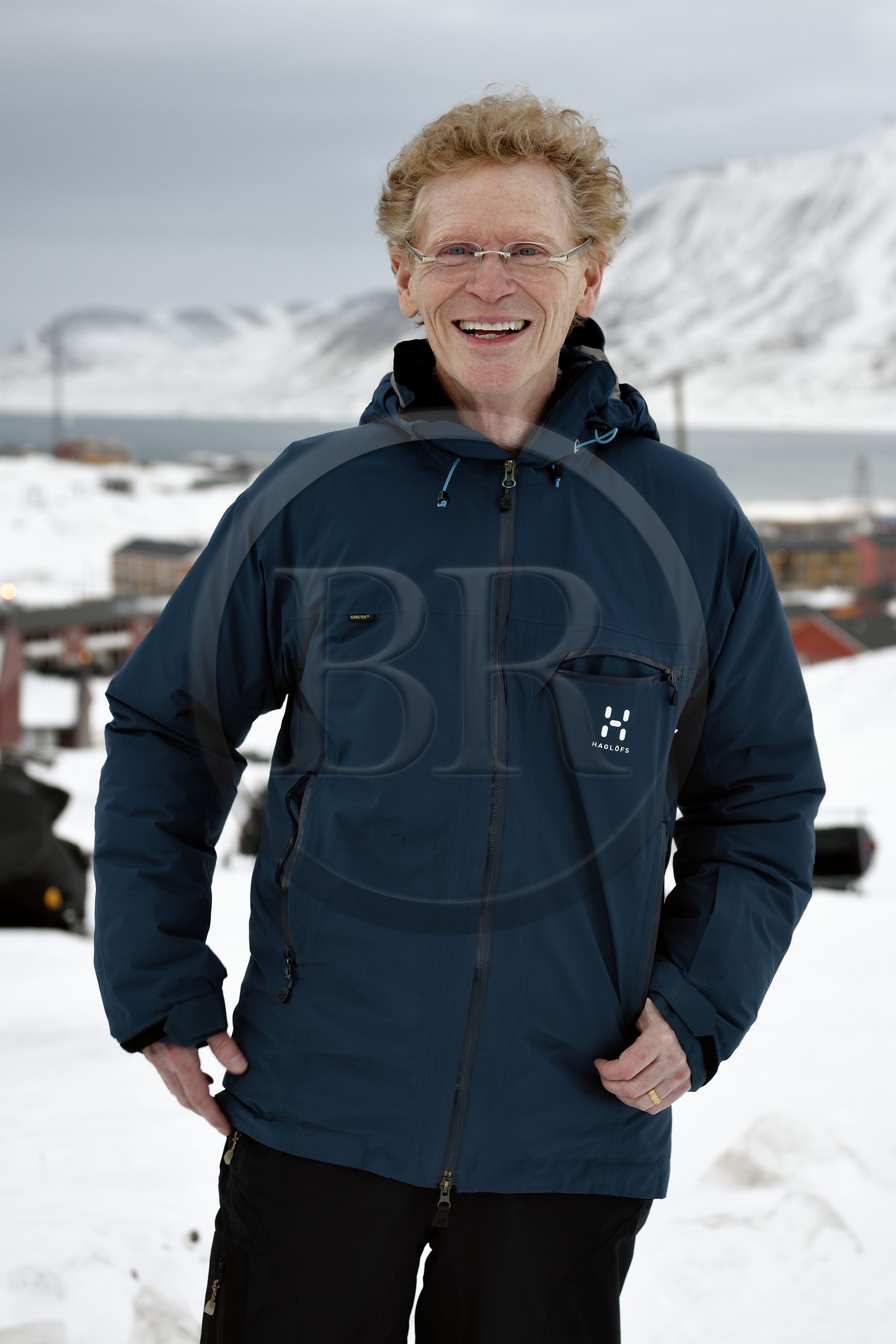 Norvège, Svalbard, Spitzberg, Longyearbyen, Cary Fowler à l'initiative du projet Global Crop Diversity Trust et de la Réserve mondiale de semences du Svalbard (banque de graines du Global Seed Vault)
