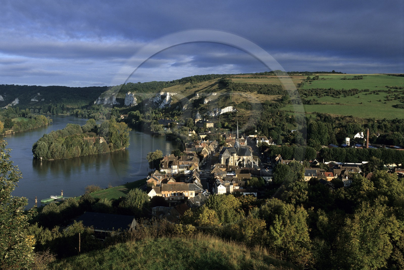 France, Eure (27), boucles de la Seine aux Andelys