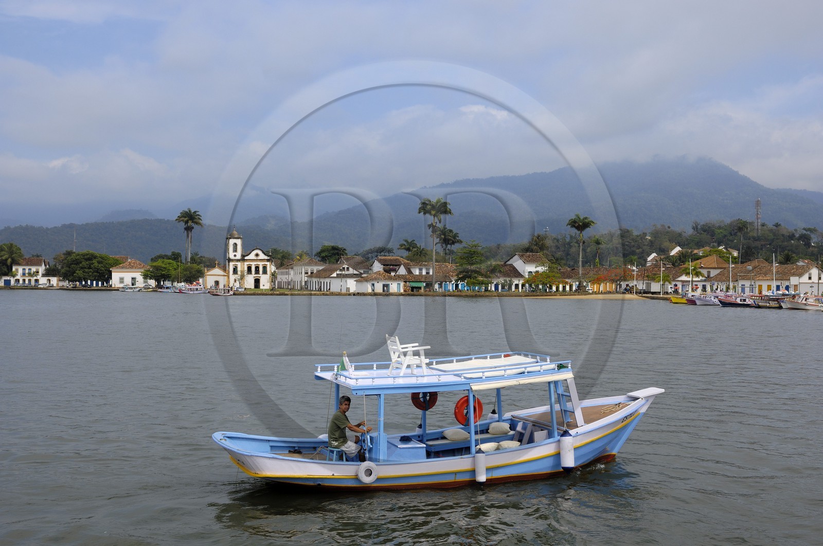 Brésil,  Etat de Rio de Janeiro, Paraty, ville coloniale fondée en 1667 pour exporter l'or brésilien (Route de l'or, Estrada Real)