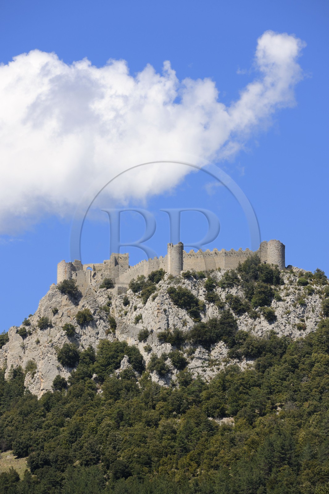 France, Aude (11), château cathare de Puilaurens
