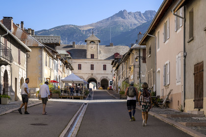 France, Hautes Alpes (05), Mont-Dauphin, citadelle édifiée par Vauban, classée Patrimoine Mondial de l'UNESCO