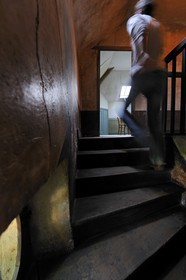 France, Val d'Oise, French Vexin natural regional park, Auvers sur Oise, Ravoux inn, Van Gogh's bedroom in the attic where he died