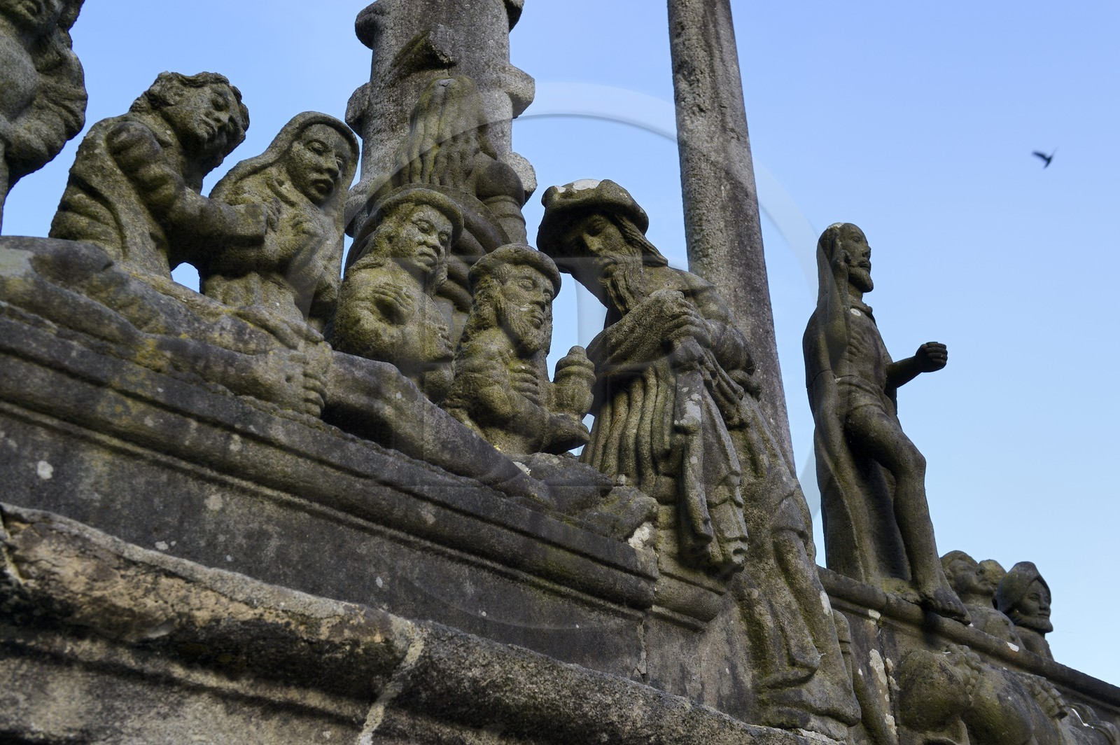 France, Finistere, Saint Thegonnec, the calvary in the Parish close (enclos paroissial)