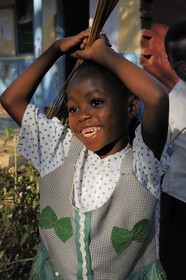 Tanzania, Morogoro district, Uluguru mountains, elementary school in the village of Kiroka