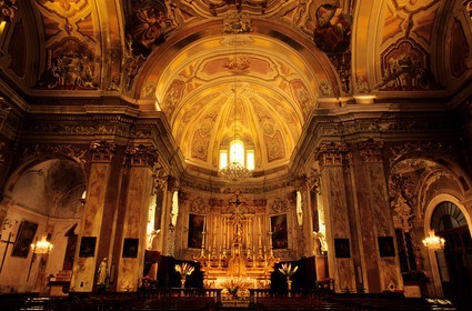France, Alpes-Maritimes (06), vallée de la Roya, Breil-sur-Roya, église Santa Maria in Albis