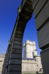 France, Val-de-Marne (94), Vincennes, le château de Vincennes, le donjon