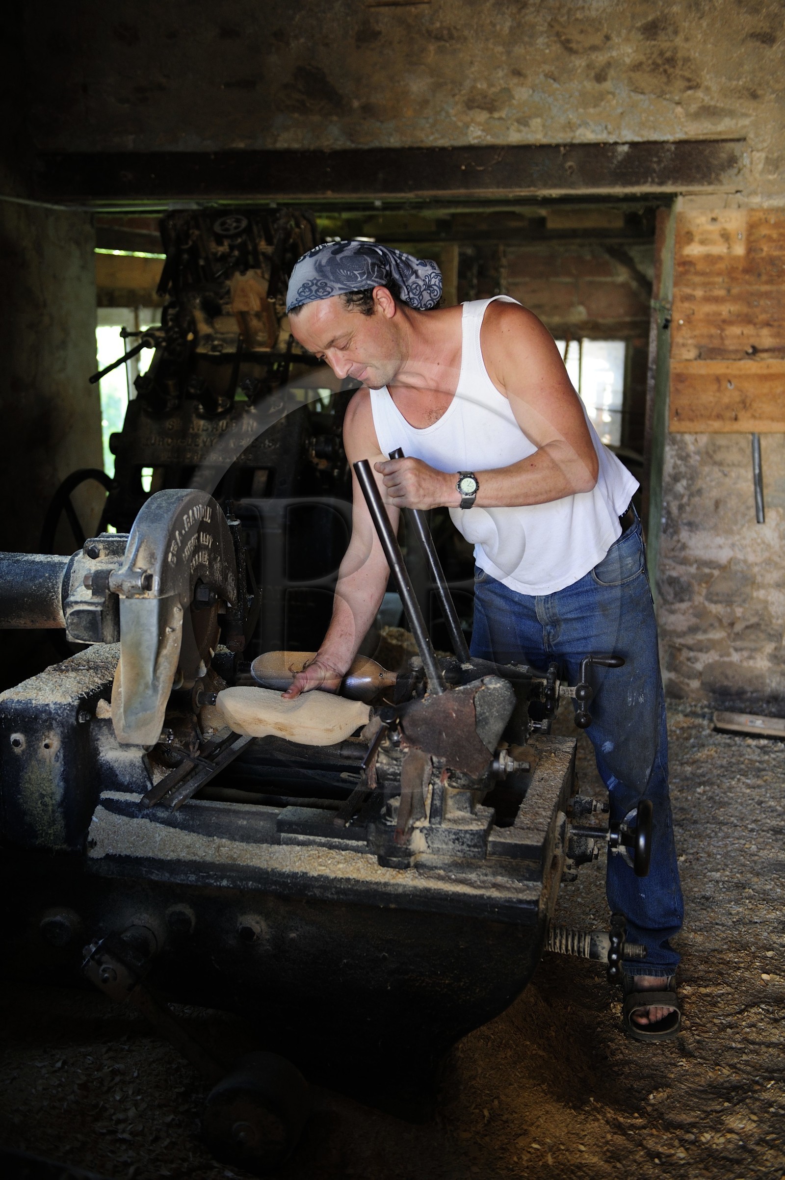 France, Nièvre (58), Gouloux, la saboterie Marchand