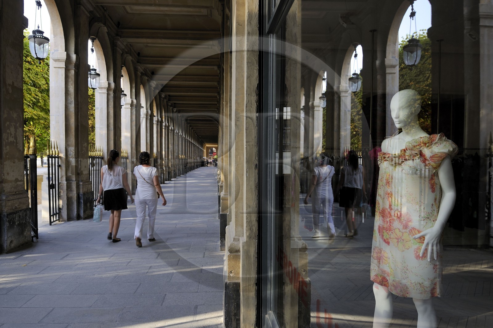 France, Paris (75), Palais Royal, Galerie de Valois