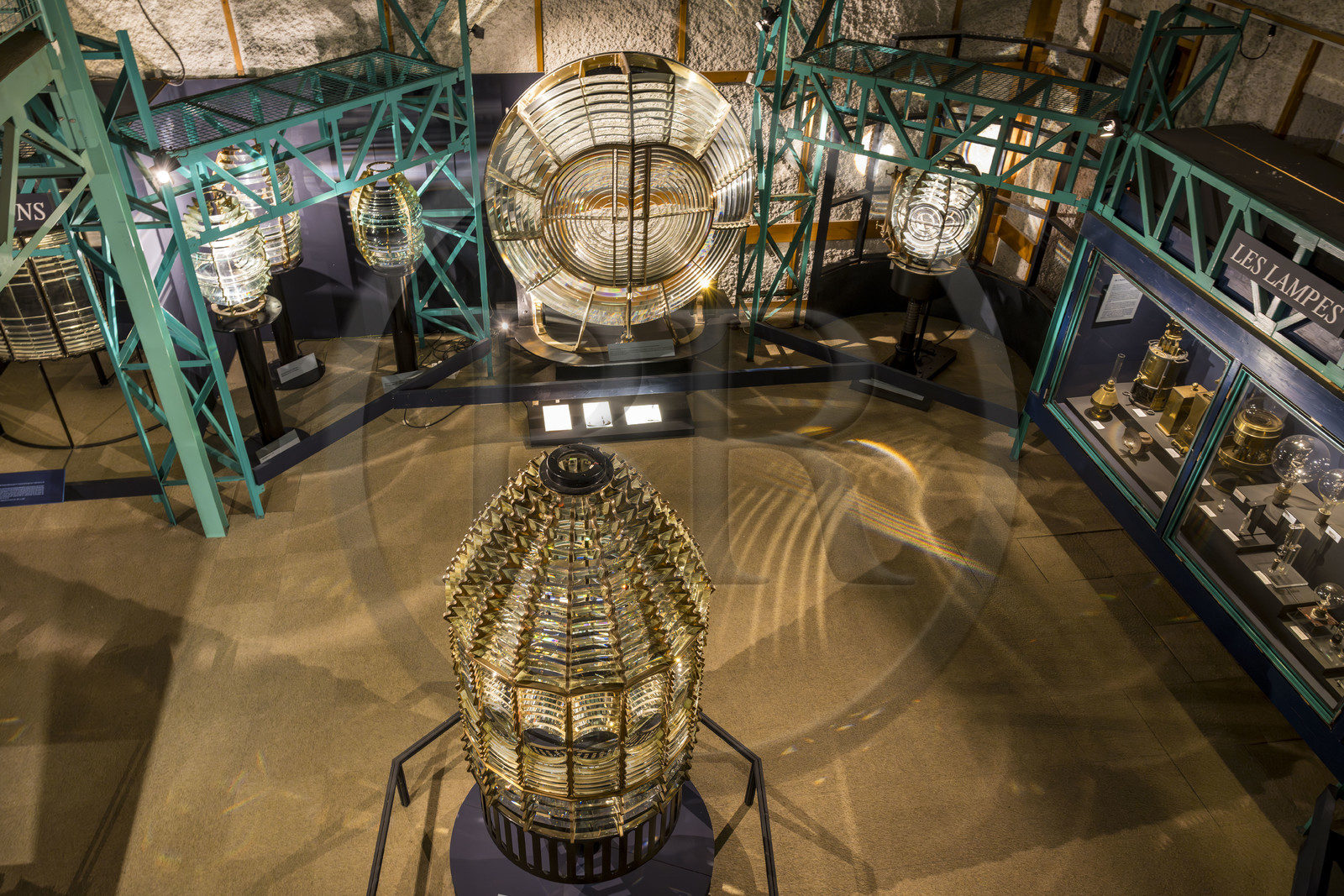 France, Finistère (29), Mer d'Iroise, Ile d'Ouessant, le phare du Créac’h, musée des Phares et Balises
