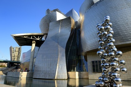 Spain, Basque Country Region, Vizcaya Province, Bilbao, the Guggenheim Museum designed by Frank Gehry