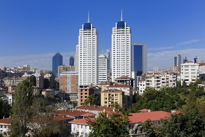 Turkey, Istanbul, news buildings in the Northern districts of the European side