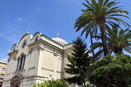 France, Alpes-Maritimes (06), Nice, église orthodoxe russe Saint-Nicolas et Sainte-Alexandra