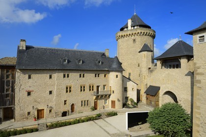 France, Moselle, Manderen, Malbrouck castle