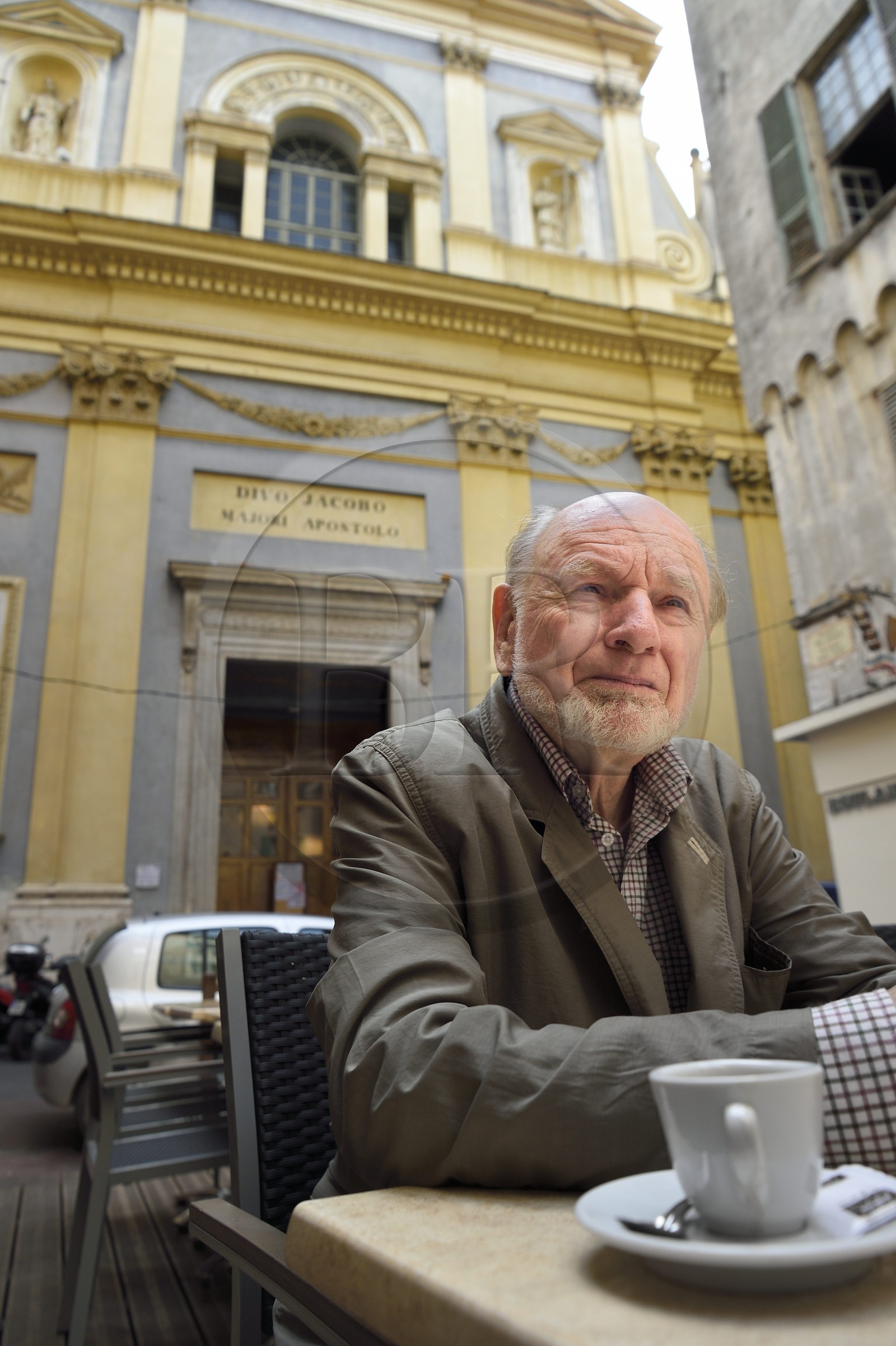 France, Alpes-Maritimes (06), Nice, quartier du Vieux Nice, L'église Saint-Jacques-le-Majeur dite aussi église du Gesù, Luc Thevenon, conservateur en chef du patrimoine et docteur en histoire
