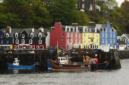 Royaume-Uni, Ecosse, Highland, Hébrides intérieures, Ile de Mull, port de Tobermory