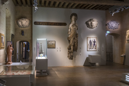 France, Loire Atlantique, Nantes, Bouffay district, the castle of the Dukes of Brittany, Nantes History Museum, rooms dedicated to the slave trade