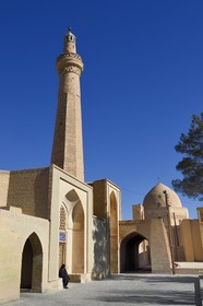 Iran, Isfahan province, Dasht-e Kavir desert, city of Nain also known as Naein, Jameh Mosque of Khorasani style is one of the oldest (9th century) in Iran and still in use