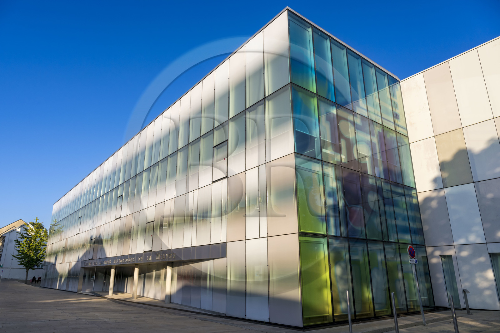 France, Nièvre, Nevers, the departmental archives of Nièvre (archives départementales de la Nièvre) by the architect Patrick Mauger