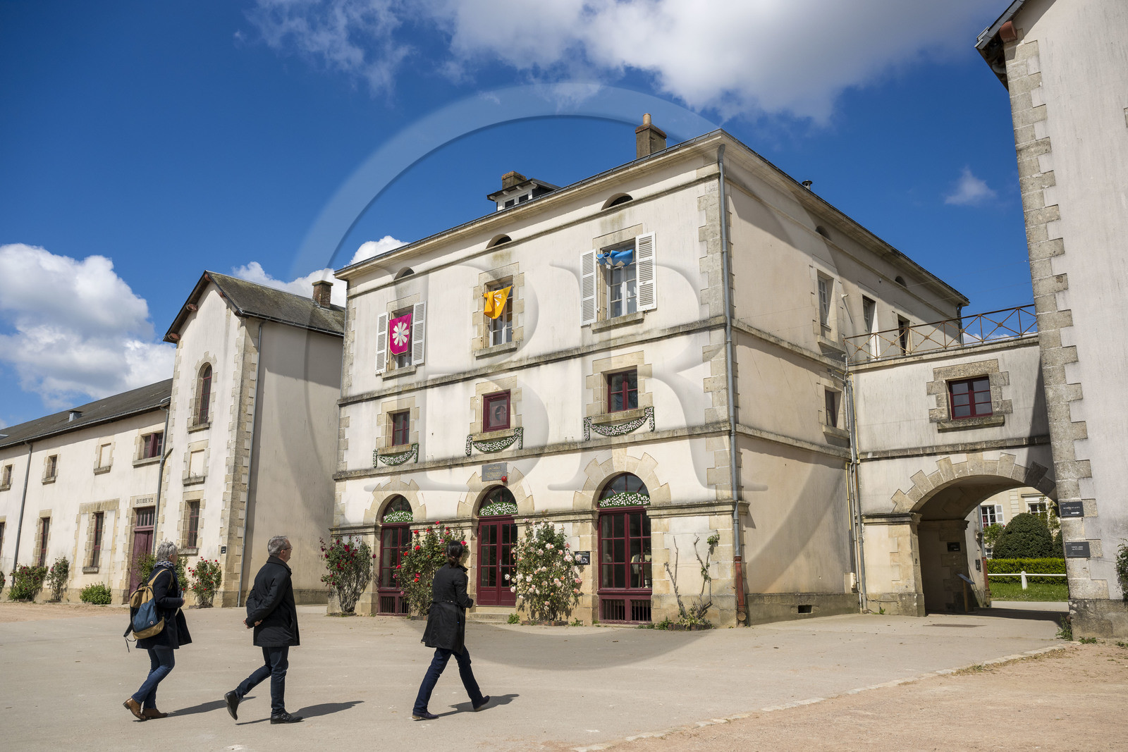 France, Vendée (85), La Roche-sur-Yon, le Haras de la Vendée ancien haras national conçu par Joseph Mallet (1846)