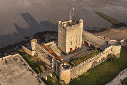 France, Charente-Maritime (17), Fouras, le fort de Fouras fortifié par Vauban en 1672 (vue aérienne)