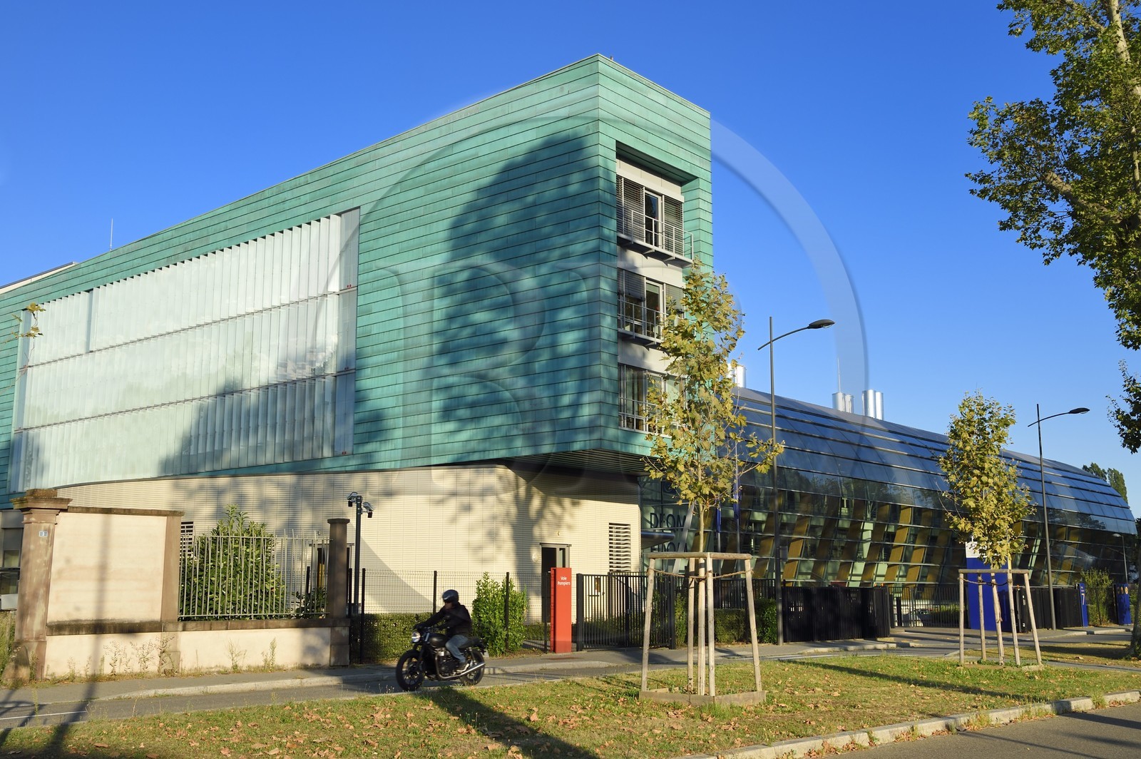 France, Bas-Rhin (67), Strasbourg, quartier européen, batiment de la Pharmacopée européenne qui édite les normes communes du Conseil de l'Europe destinées au contrôle de la qualité des médicaments à usage humain ou vétérinaire