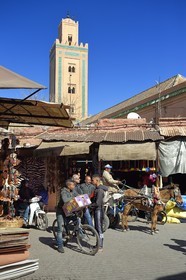 Morocco, High Atlas, Marrakech, Imperial city, Medina listed as World Heritage by UNESCO,