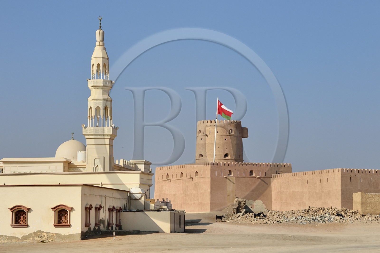 Sultanat d'Oman, gouvernorat de Ash Sharqiyah du Sud, Ras al Hadd, forteresse qui remonte au milieu du XVIe siècle