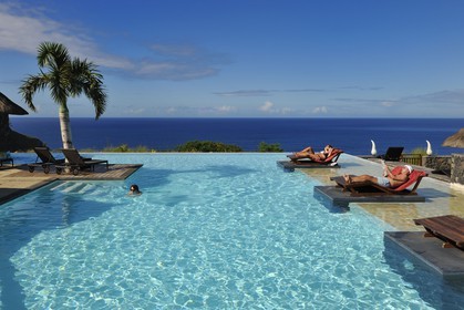 France, île de la Réunion, côte sud, Grande-Anse, hôtel Palm