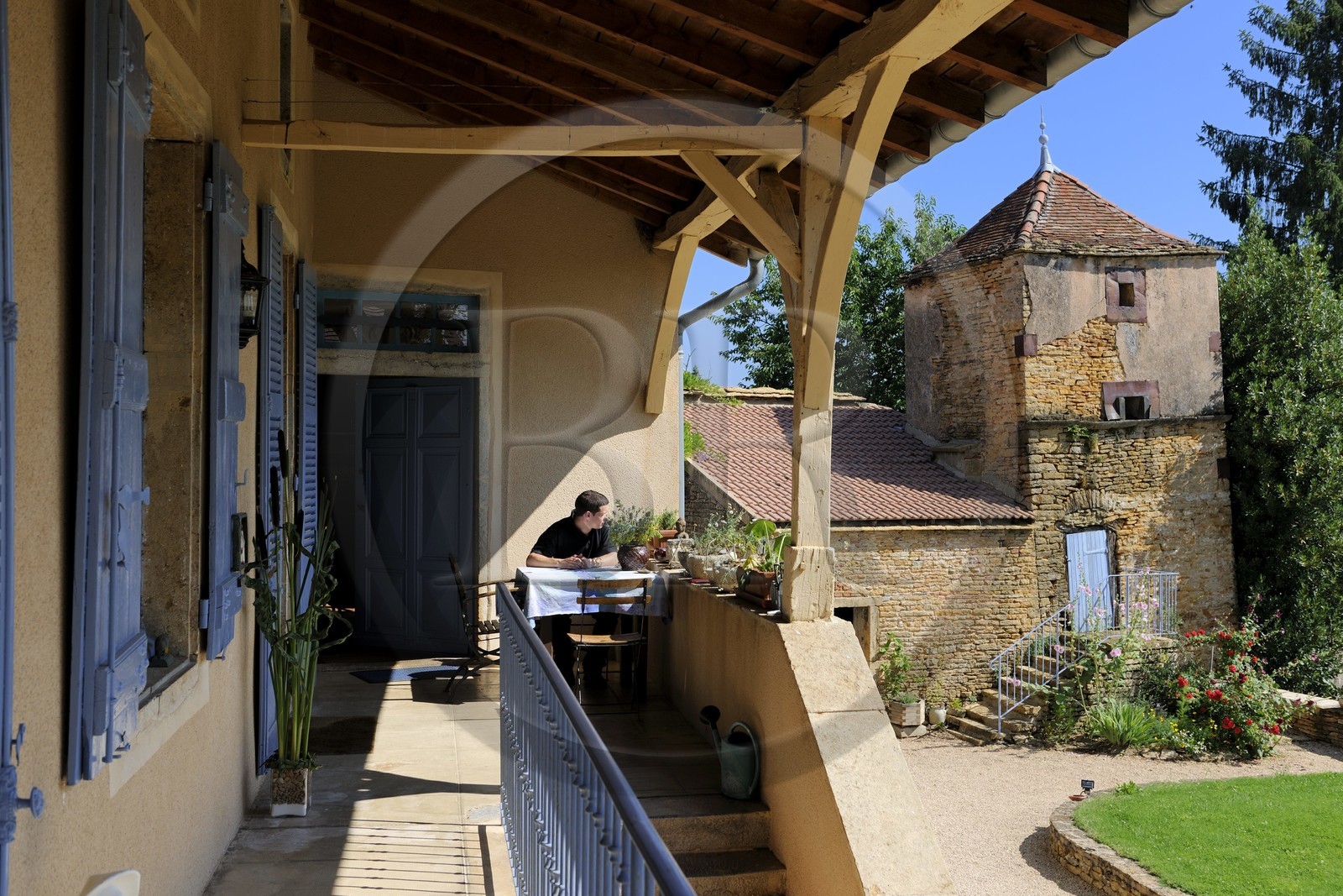 France, Saône et Loire (71), La Vineuse près de Cluny, chambres d'Hôtes de charme A la maîtresse
