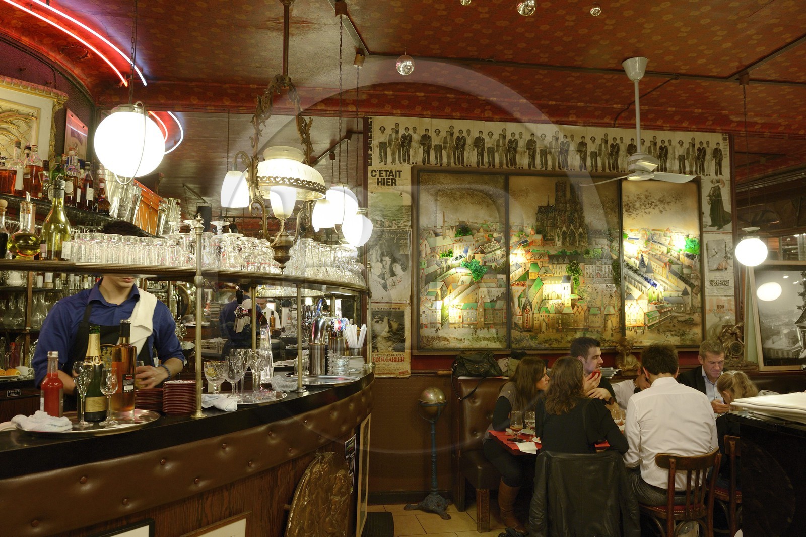 France, Marne (51), Reims, restaurant le café du Palais