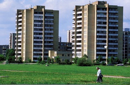 Lithuania (Baltic States), the Zemaitija, soviet town planning of Siauliai