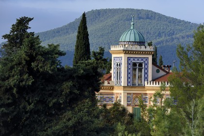 France, Var (83), Hyères, la Villa mauresque construite en 1881 par l'architecte Pierre Chapoulart pour l’industriel Alexis Godillot